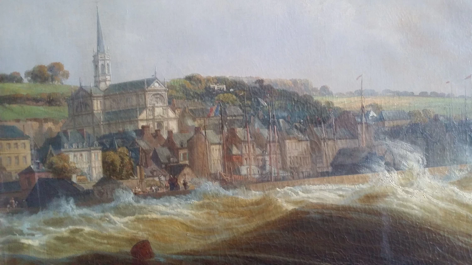 Mareggiata - Musee Villa Montebello, Trouville, sur, Mer, dettaglio 2